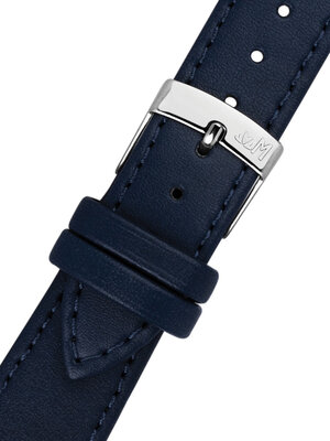 Leren riem Morellato Point 0112419.062 M, blauw, veganistisch materiaal
