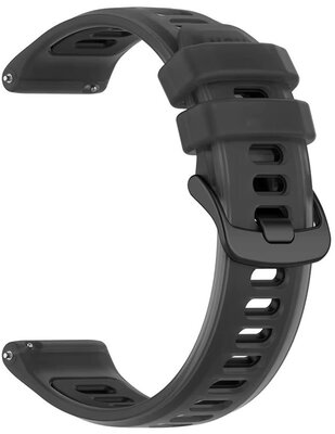 Siliconen bandje Ricardo 20mm (pro Garmin Forerunner 570 (42mm) aj.), zwart, Quick Release