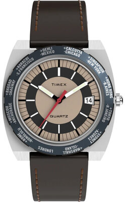 Timex Q Reissue 1972 World Time TW2Y31300UK