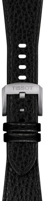 Leren riempje Tissot T852.050.989 (voor het model Tissot PRX 40mm), zwart, Quick Release