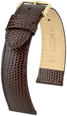 Leren riem Hirsch Rainbow L 12322610NQ-1, bruin, kalfsleer, lengte L