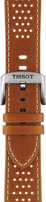 Leren riempje Tissot T852.051.017 22mm, bruin, Quick Release