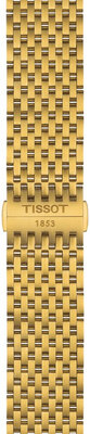 Stalen armband Tissot T852.049.487 20mm, gouden, Quick Release