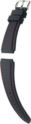 Siliconenband Hirsch Belize L 40268851-2, zwart, lengte L