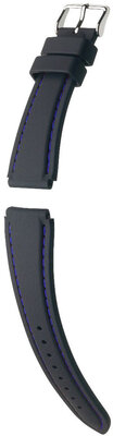 Siliconenband Hirsch Belize L 40268852-2, zwart, lengte L