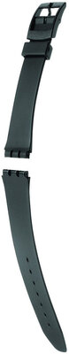 Siliconen bandje Hirsch Tim Lady 63149550-5, zwart