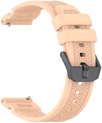 Siliconen bandje Ricardo 24mm (pro Garmin Venu X1), beige, Quick Release