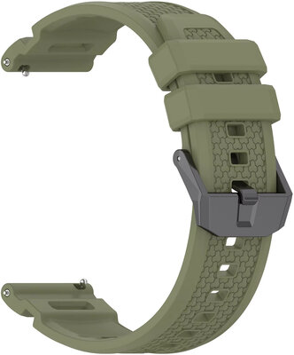 Siliconen bandje Ricardo 24mm (pro Garmin Venu X1), groen, Quick Release