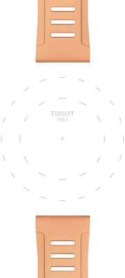 Siliconen bandje Tissot T852.050.298 21mm, beige