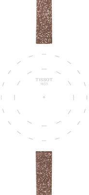 Synthetische horlogeband Tissot T852.048.085 9mm, roze, Quick Release