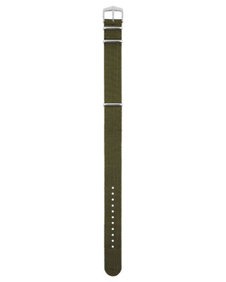 Textielen horlogeband Hirsch Rush Recycle XL 40536040-2, groen, lengte XL