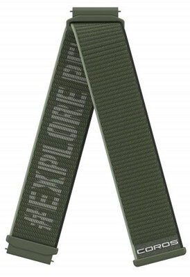 Nylon riempje Coros (pro Apex 2 Pro), groen, Quick Release