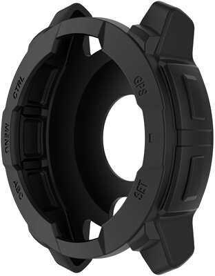Beschermhoes (pro Garmin Instinct 3, 45mm), kunststof, zwart