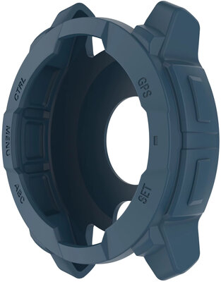 Beschermhoes (pro Garmin Instinct 3, 45mm), kunststof, blauw