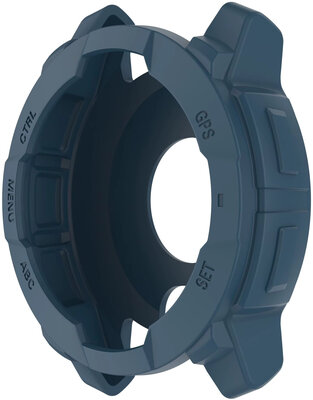 Beschermhoes (pro Garmin Instinct 3, 50mm), kunststof, blauw