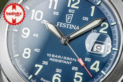 Festina Swiss Made Field 20081/2 (+ 2 vervangende horlogebanden)