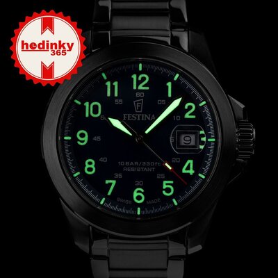 Festina Swiss Made Field 20081/2 (+ 2 vervangende horlogebanden)