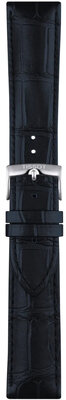Leren riempje Tissot T852.051.025 22mm, blauw, Quick Release