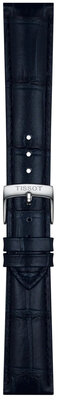 Leren riempje Tissot T852.051.029 18mm, blauw, Quick Release