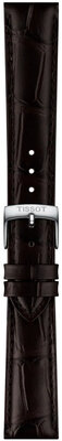 Leren riempje Tissot T852.051.032 18mm, bruin, Quick Release