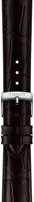 Leren riempje Tissot T852.051.032 18mm, bruin, Quick Release