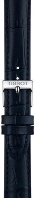 Leren riempje Tissot T852.051.034 16mm, blauw, Quick Release