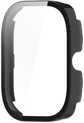 Beschermhoes (pro Xiaomi Redmi Watch 5), kunststof, zwart + glas