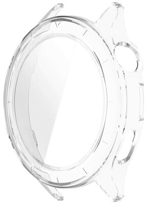 Beschermhoes (pro Xiaomi Watch S4), kunststof, transparant + glas