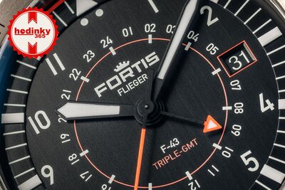 Fortis Flieger F-43 Triple-GMT Automatic COSC Chronometer F4260000