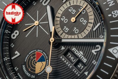 Fortis Novonaut N-42 Automatic Chronograaf Amadee-24 F2040016 Limited Edition 100pcs (+ vervangende horlogeband)