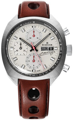 Edox Sportsman Automatic Chronograph 01132 3G BEAN Juan Manuel Fangio Limited Edition 115pcs (+ reserveriempje)