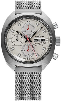 Edox Sportsman Automatic Chronograph 01132 3G BEAN Juan Manuel Fangio Limited Edition 115pcs (+ reserveriempje)