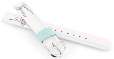 Kunstlederen riem JVD RJ7236.3 14mm, beige, kinderen