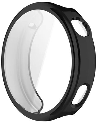 Beschermhoes (voor Huawei Watch GT 6/7, 41mm), kunststof, zwart + glas