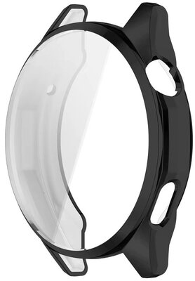 Beschermhoes (voor Huawei Watch GT 6/7, 46mm), kunststof, zwart + glas