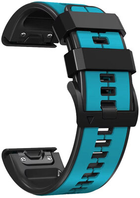 Siliconen bandje Ricardo 26mm (pro Garmin Fenix 8/7X/6X (51mm), Tactix aj.), blauw, QuickFit