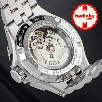 Edox Delfin Mecano 85310-3dm-ngin Limited Edition 300pcs (+ horlogewinder)