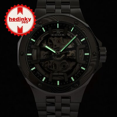 Edox Delfin Mecano 85310-3dm-ngin Limited Edition 300pcs (+ horlogewinder)