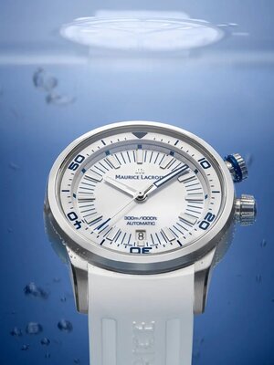 Maurice Lacroix Pontos S Diver Automatic PT6248-SS00L-130-4 (+ vervangende horlogebanden)