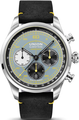 Union Glashütte Belisar Chronograph D009.427.17.042.09 Speedster Limited Edition 388pcs (+ reserveriempje)