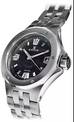 Edox Diver Date Lady Quartz 53100-3m-nannd
