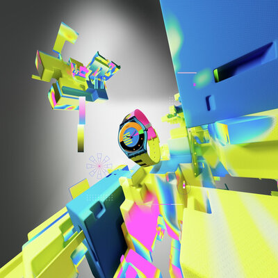 Swatch Neon Flumotions SS08S101