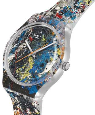 Swatch x Guggenheim Pollock's Alchemy SUOZ366