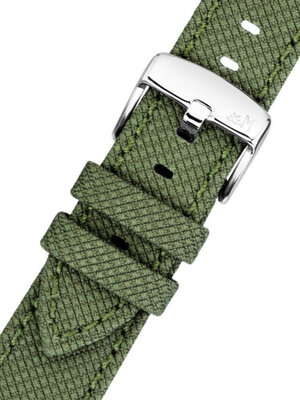 Textiel bandje Morellato Peschici 6170E46.073 M, groen, gerecycleerd materiaal