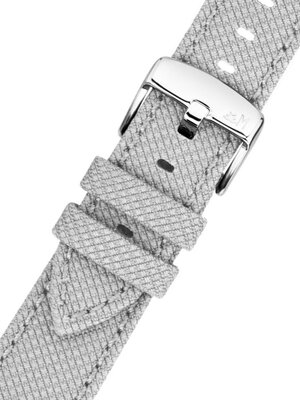 Textiel bandje Morellato Peschici 6170E46.093 M, grijs, gerecycleerd materiaal