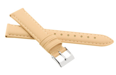 Leren riempje JVD R41342 14mm, beige