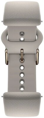 Siliconenband Polar 20 mm met tunnel, beige, maat. S-L, snelsluiting