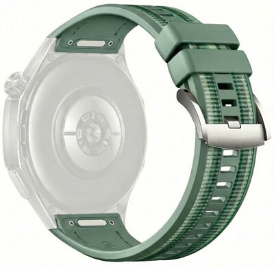 Siliconen bandje Ricardo 22mm (pro Huawei Watch GT 6 Pro), groen, QuickFit