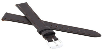 Leren horlogeband JVD R18202 20mm, bruin