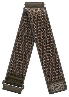 Nylon riempje Coros (pro Nomad), bruin, Quick Release